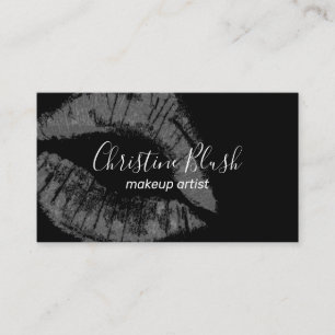 Kühne Lipstick Kiss MUA Business Card Visitenkarte