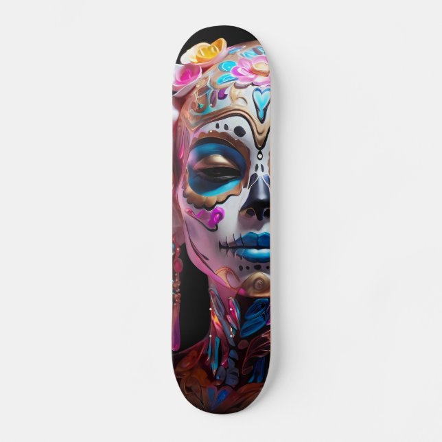 Kühne mehrfarbige Zuckerkulle Skateboard (Vorderseite)