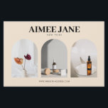 Kühne Minimalistische Boutique, Salon Foto Trio El Flyer<br><div class="desc">Erhöhen Sie Ihre Marke und Werbeaktionen mit unserem individuell gestaltbaren Flyer-Template, das für Boutiquen, Make-up-Künstler, Schönheitssalons, Fotografen, Online-Shops und vieles mehr entworfen wurde. Unser elegantes und minimalistisches Design setzt Ihren Firmennamen an die Spitze und erweckt sofort das Auge Ihres Publikums. Mit drei elegant gewölbten Platzhaltern, die Sie mühelos mit Ihren...</div>