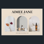 Kühne Minimalistische Boutique, Salon Foto Trio El Flyer<br><div class="desc">Erhöhen Sie Ihre Marke und Werbeaktionen mit unserem individuell gestaltbaren Flyer-Template, das für Boutiquen, Make-up-Künstler, Schönheitssalons, Fotografen, Online-Shops und vieles mehr entworfen wurde. Unser elegantes und minimalistisches Design setzt Ihren Firmennamen an die Spitze und erweckt sofort das Auge Ihres Publikums. Mit drei elegant gewölbten Platzhaltern, die Sie mühelos mit Ihren...</div>