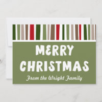 Kühne moderne farbenfrohe Weihnachten, Personalisi