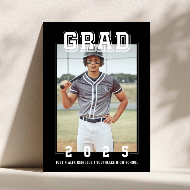 Kühne moderne Foto Abschluss Einladung (Von Creator hochgeladen)