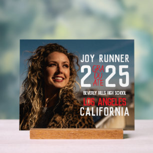 Kühne moderne Foto High School Abschluss Acrylschild