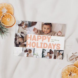 kühne, moderne Jahre im Review sechs Foto Happy Feiertagskarte