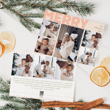 Kühne moderne Korallen frohen Jahr in Überprüfung