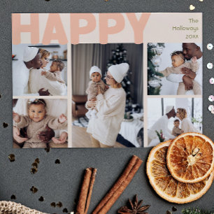 kühne moderne Korallenjahr im Review acht Foto Hap Feiertagskarte