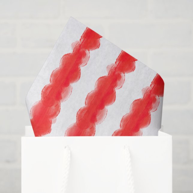 kühne, moderne Retro-Weihnachtsfeiertage Seidenpapier (Geschenktüte)