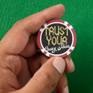 Kühne Poker-Chips mit hohem Einsatz Vertrauen Sie  Pokerchips