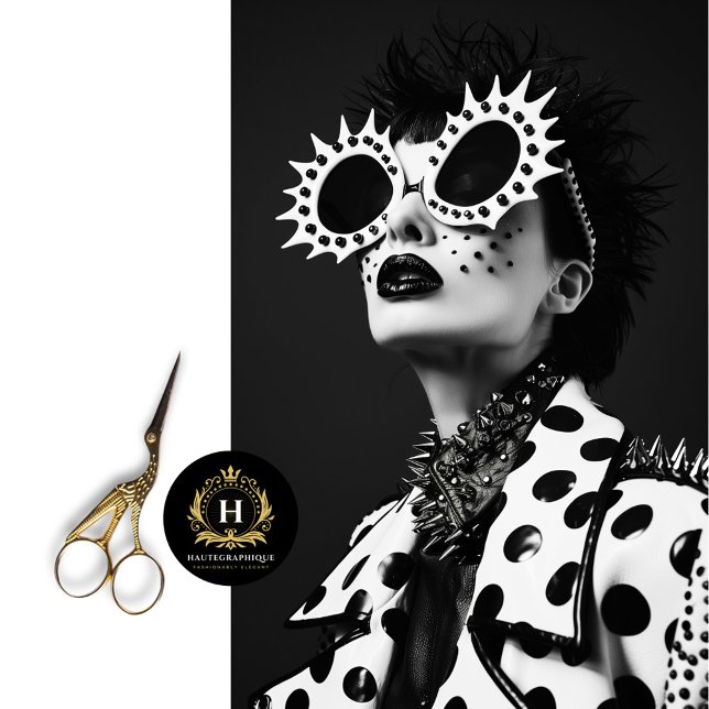 Kühne Punk Rock Star Spiked Sonnenbrille Decoupage Seidenpapier (Von Creator hochgeladen)