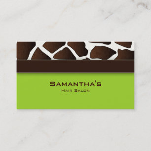 Kühne Salon Wellness-Center Business Card Trendy Visitenkarte