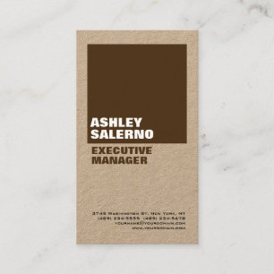 Kühne Schlichte Berufliche Minimalistische Custom  Visitenkarte