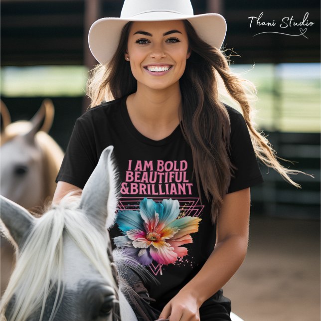 Kühne schöne brillante inspirierende Zitat der Fra T-Shirt (Von Creator hochgeladen)