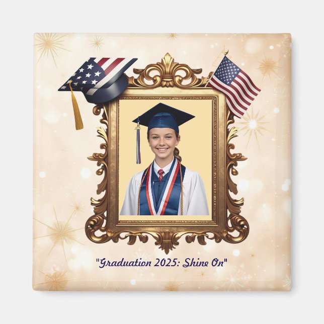 "Kühne Schritte nach vorn" Magnet (Vorne)