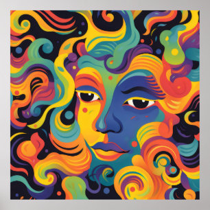 Kühne, schwindende Frauen und Gefühle Poster