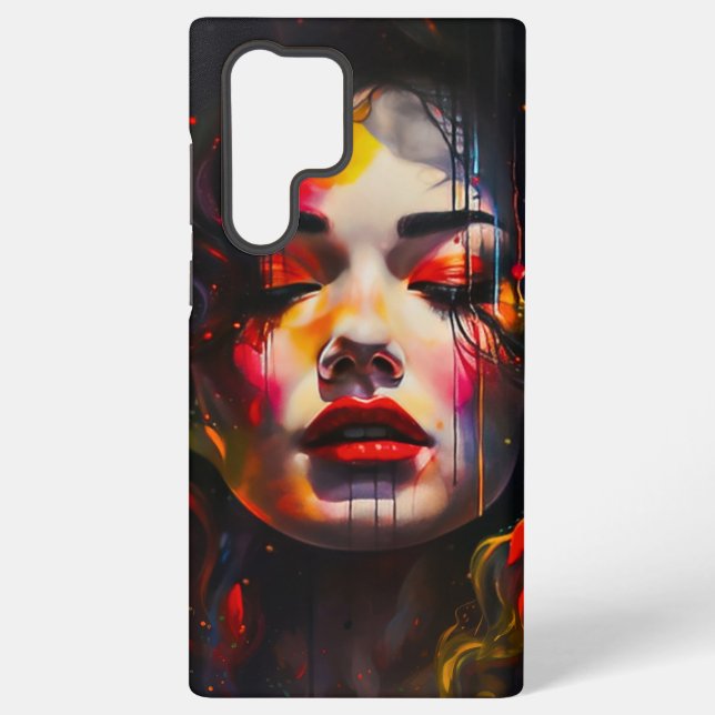 kühne Surreal Portrait Samsung Galaxy Hülle (Rückseite)