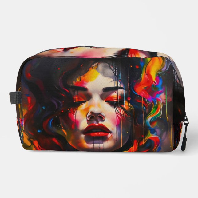 kühne Surreal Portrait Waschbeutel (Vorderseite)