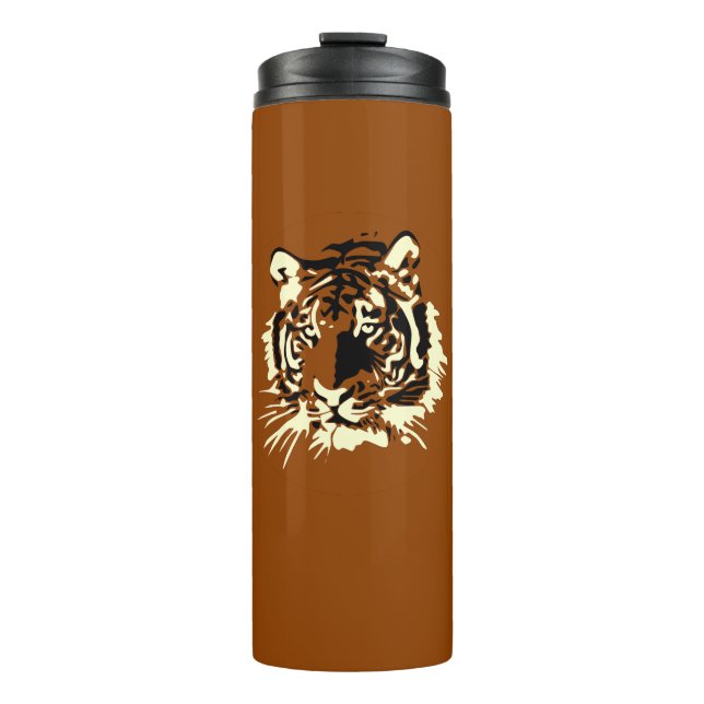 kühne Tigerfront Thermosbecher (Vorderseite)