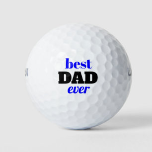 Kühne Typografie Bester Vater je Vatertag Golfball
