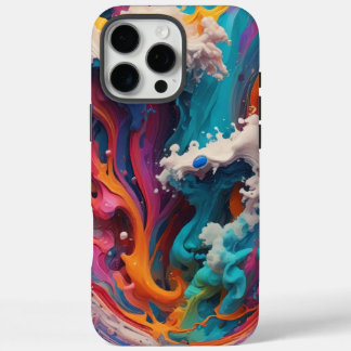 Kühne und farbenfroh: Mit diesem abstrakten Design iPhone 16 Pro Max Hülle