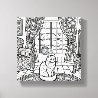 Kühne und leichte Katze #16 Leinwanddruck