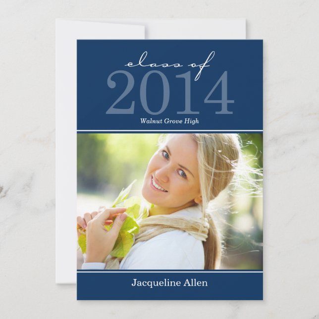 Kühne und schöne Abschluss Einladung (Vorderseite)