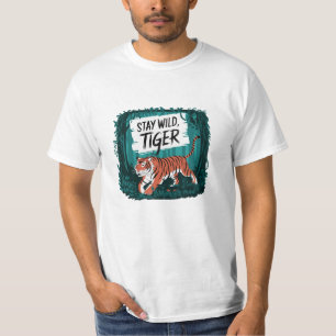 Kühne und schöne Tiger Lover Graphics T-Shirt