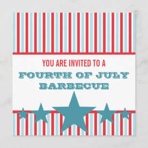 kühne US Flagge laden ein Einladung