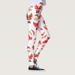 kühne Weihnachtsneuheit, rot und weiß Party Leggings