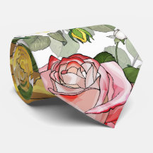 Kühne wunderschöne Aquarell-Tinte rote gelbe Rosen