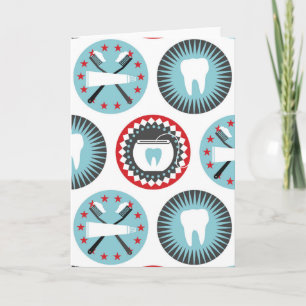 Kühne Zahnarztmuster - Zahnarzthygiene Karte