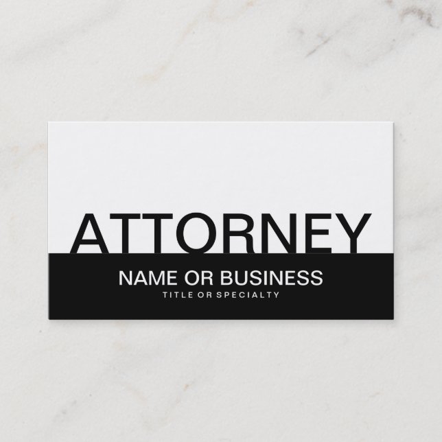 kühner ATTORNEY Visitenkarte (Vorderseite)