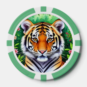 Kühner Botanischer Tigerjunge  Pokerchips