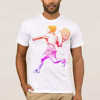 Kühner Tennisspieler T-Shirt