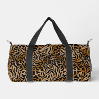 Kühner Tiger-Streifen-Safari-Reise-Duffel-Tasche