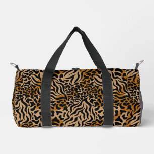 Kühner Tiger-Streifen-Safari-Reise-Duffel-Tasche Duffle Bag