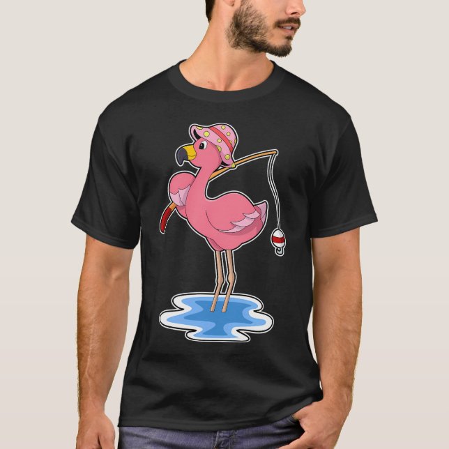 Kühner und strahlend roter Fisch T-Shirt (Vorderseite)