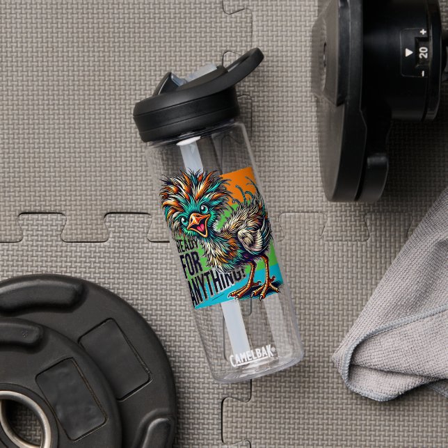 Kühner Vogel Trinkflasche (Fitnessstudio (gedreht))