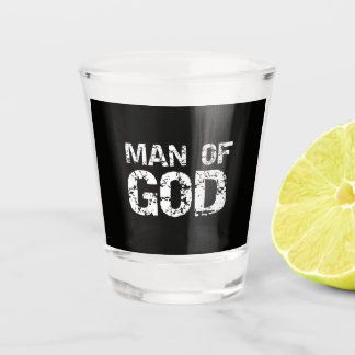 Kühnes christliches Zitat für Männer Glaubensspruc Schnapsglas