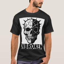 Kühnes, cooles Streetwear-Grafik-T-Shirt in dunkle