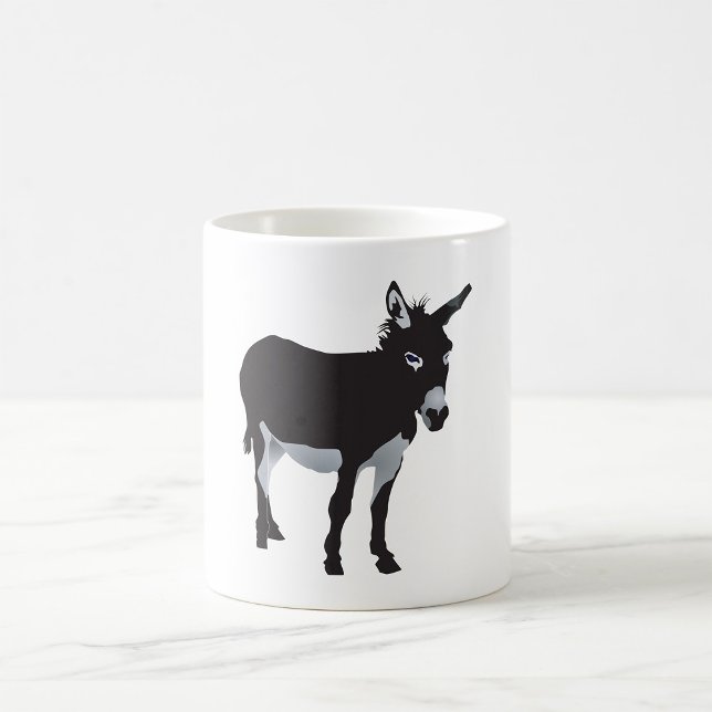 Kühnes Donkey-Silhouette Kaffeetasse (Von Creator hochgeladen)