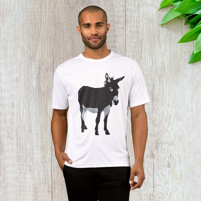 Kühnes Donkey-Silhouette T-Shirt (Von Creator hochgeladen)