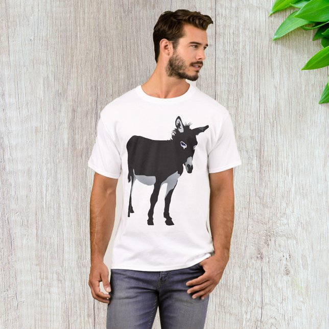 Kühnes Donkey-Silhouette T-Shirt (Von Creator hochgeladen)