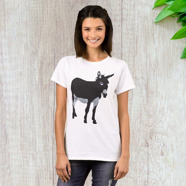 Kühnes Donkey-Silhouette T-Shirt (Von Creator hochgeladen)