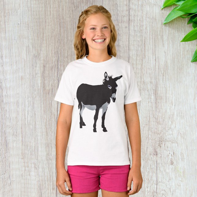 Kühnes Donkey-Silhouette T-Shirt (Von Creator hochgeladen)