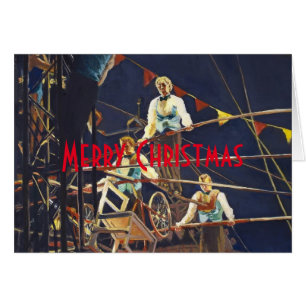 Kühnes Flying Wallendas Trapez-Zirkus-Programm
