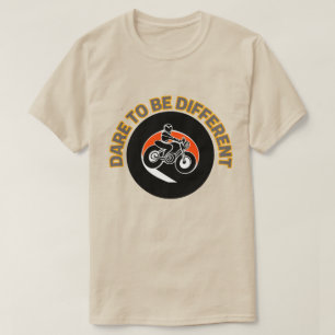 Kühnes Motorrad-Design T-Shirt