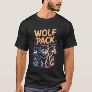 Kühnes Wolfspack Heulende Pfote T-Shirt