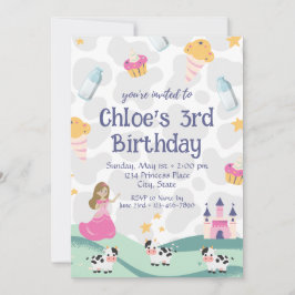 Kuhprinzessin zum Geburtstag Einladung