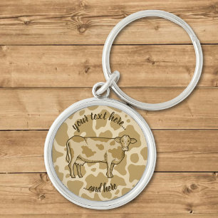 Kuhprofil-Schlüsselanhänger Schlüsselanhänger