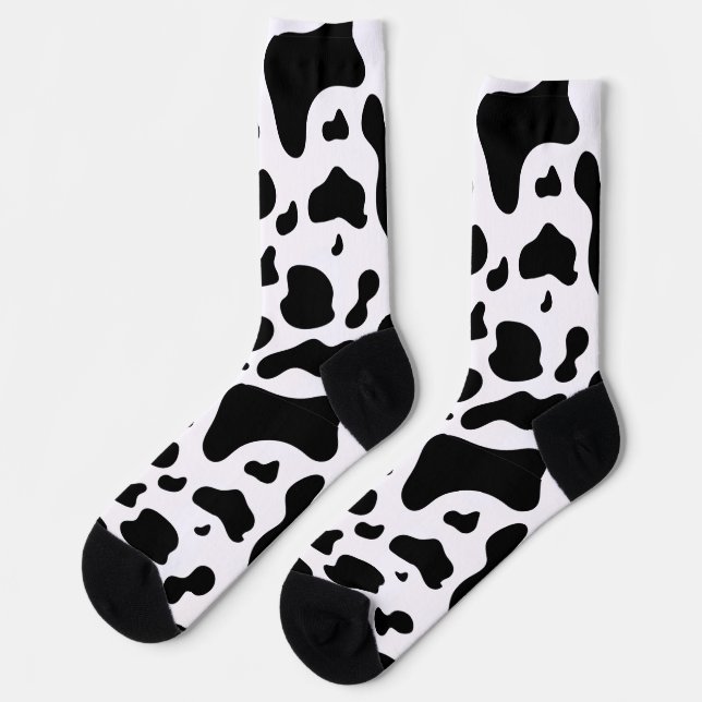 Kuhsocken Socken (Linkes Detail)